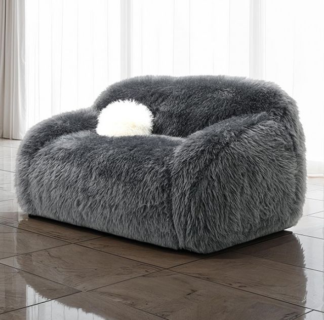 Furniture of America® Darwen Dark Gray Loveseat -1