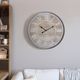 YHD Rustic Age Brown Wall Clock-1