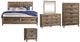 Liberty Furniture Ridgecrest 5-Piece Cobblestone King Storage Bedroom Set-0