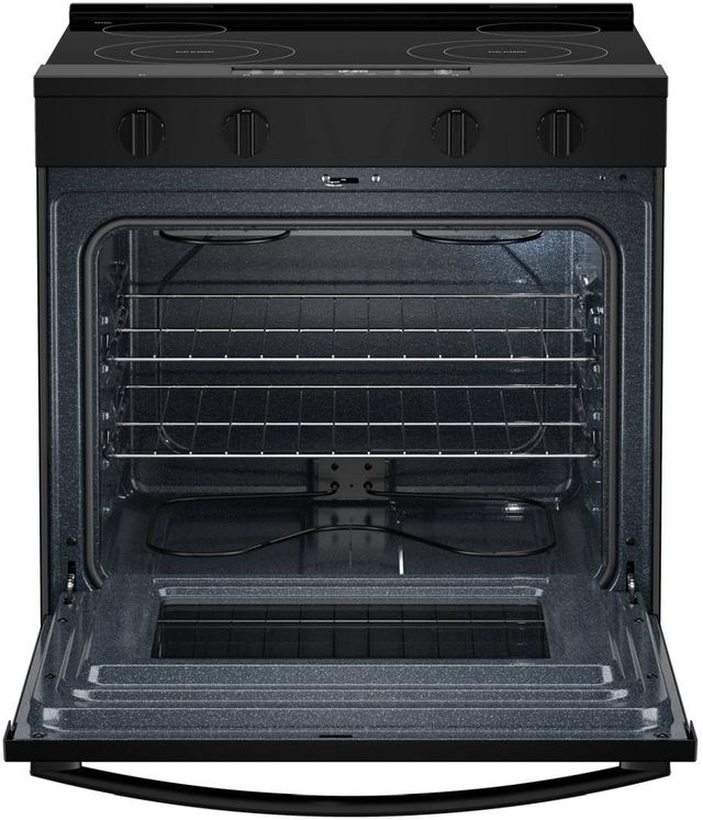 Whirlpool® 30" Black Slide-In Electric Range with No Preheat and Slow Cook Modes-3