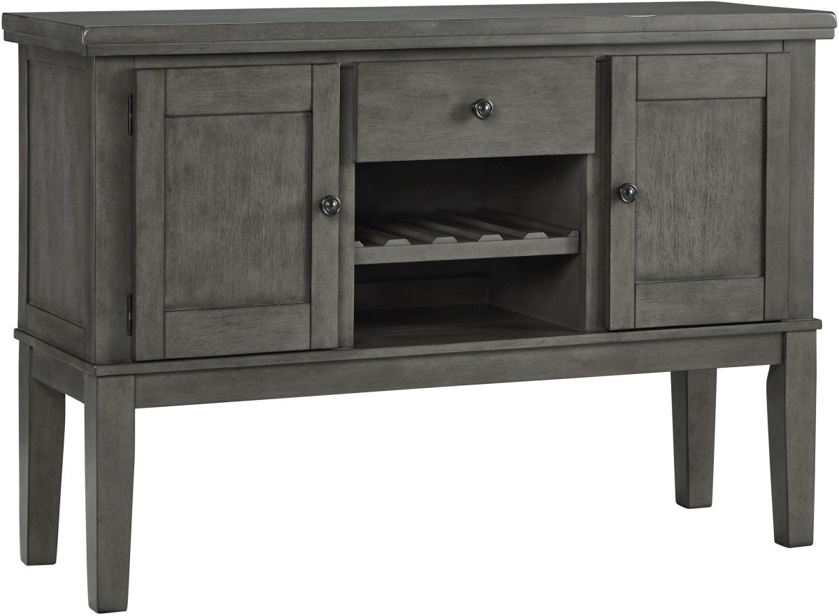 Signature Design by Ashley® Hallanden Antiqued Gray Dining Server