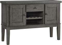 Signature Design by Ashley® Hallanden Antiqued Gray Dining Server