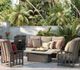 Homecrest™ Outdoor Living Customizable Liberty Cushion Aluminum/Fabric Outdoor Sofa-1