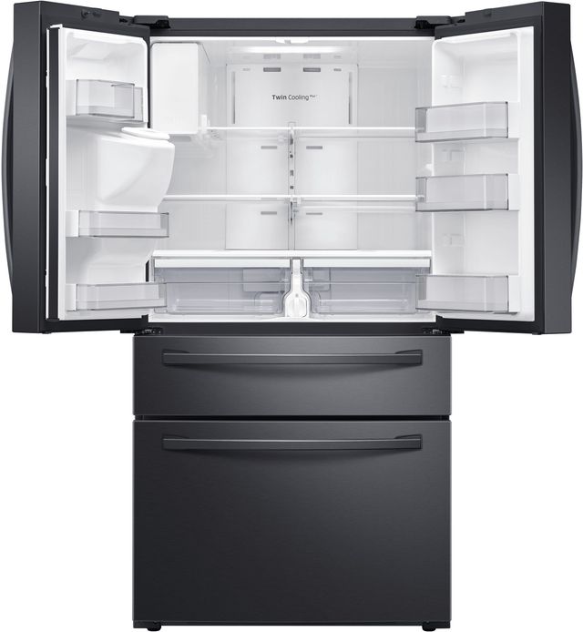 Samsung 28.0 Cu. Ft. Fingerprint Resistant Black Stainless Steel French Door Refrigerator-1