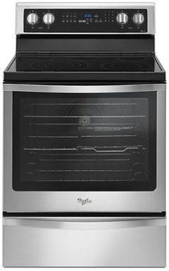 Whirlpool® 30" Stainless Steel Freestanding Electric Range