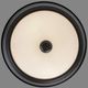 YHD Flat Black/White 2-Light 11" Flush Mount Lighting-4