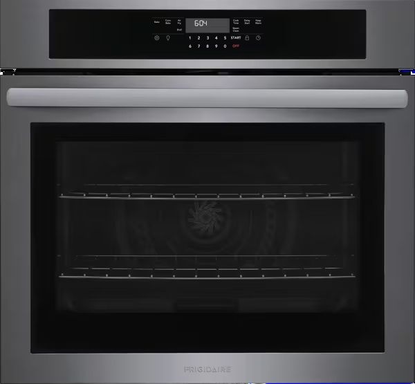 Frigidaire® 30” Black Stainless Steel Electric Single Wall Oven with Air Fry-0