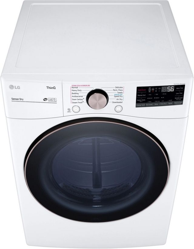 LG 7.4 Cu. Ft. White Front Load Electric Dryer-5