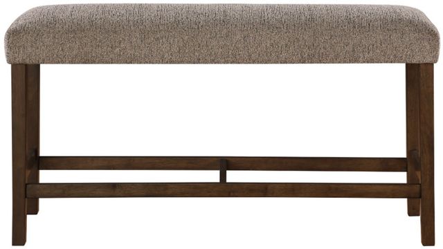 Global Furniture USA Dark Brown Bar Dining Bench-1