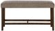 Global Furniture USA Dark Brown Bar Dining Bench-1