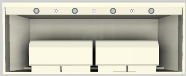 Vent-A-Hood® 60" Biscuit Wall Mounted Range Hood-2