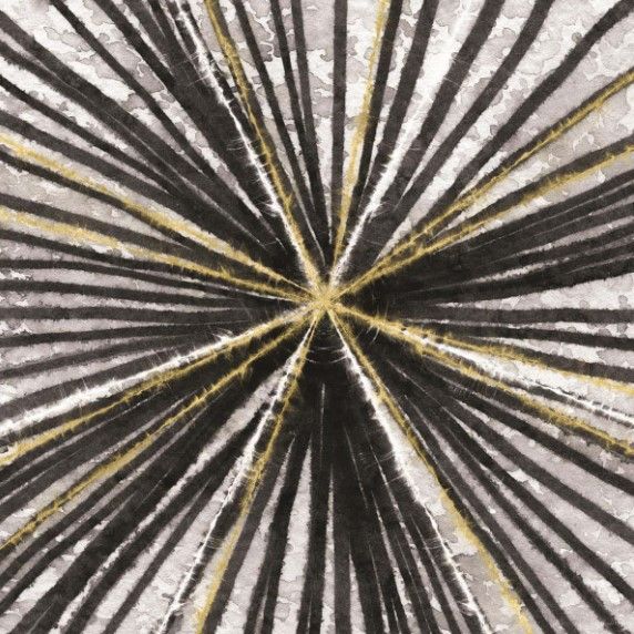 Classy Art Black/Gold Spinning by Linda Woods Wall Art-0