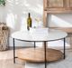 Crestview Collection Brewpub Polished 36" Cocktail Table-3