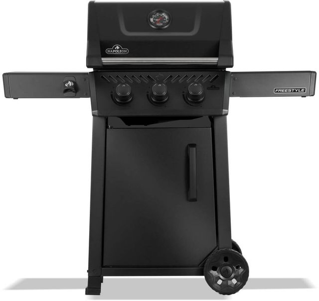 Napoleon Freestyle™ 365 3-Burner Matte Black Freestanding Natural Gas Grill-0