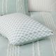 Olliix by INK+IVY Kara Aqua Full/Queen Cotton Jacquard Comforter Set-4