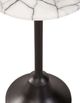 Bassett Mirror Talley White Accent Table with Matte Black Base-2