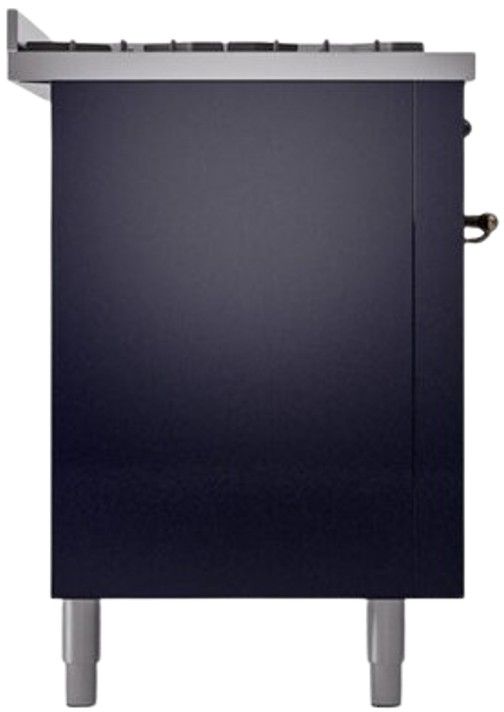 Ilve® Nostalgie II Series 60" Midnight Blue Pro Style Dual Fuel Range-2