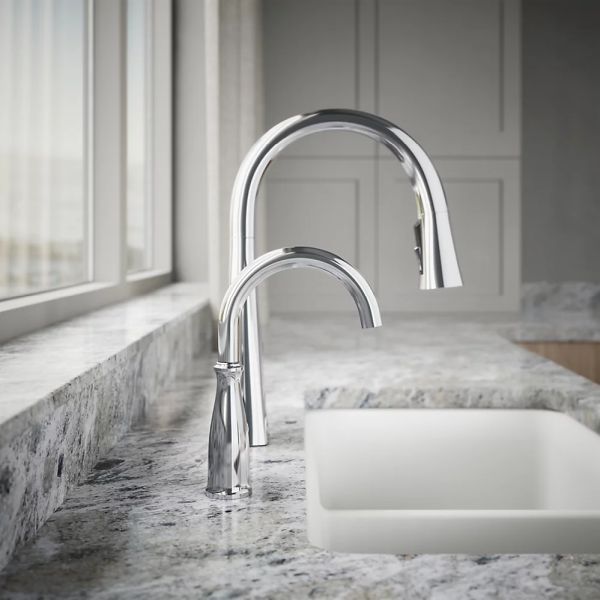 KOHLER® Polished Chrome Traditional Beverage Faucet-4
