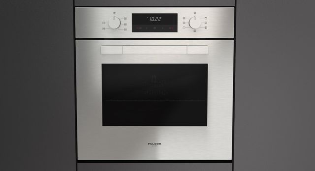 Fulgor Milano Matteo 100 Series 24" Fingerprint Resistant Stainless Steel Single Electric Wall Oven-0