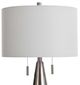 Stylecraft Cigala Silver/Gray/White Table Lamp-1