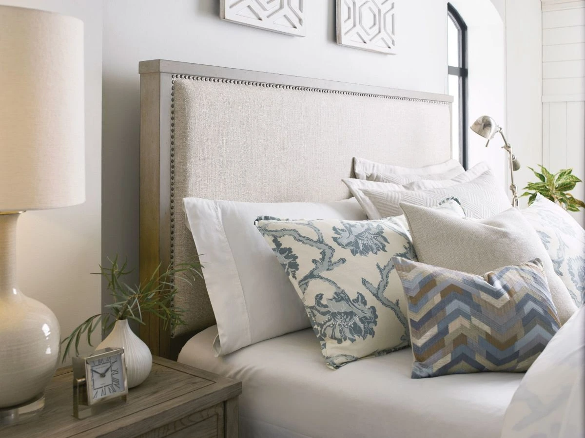American Drew West Fork Jacksonville Upholstered Panel Bed - Thumbnail 2