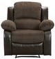 Homelegance® Cranley Chocolate Manual Recliner Chair-2