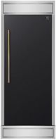 FORNO® Maderno Series Espresso 32" 13.6 Cu. Ft. Black and Antique Brass Built In Right Hinge Convertible Refrigerator/Freezer-0