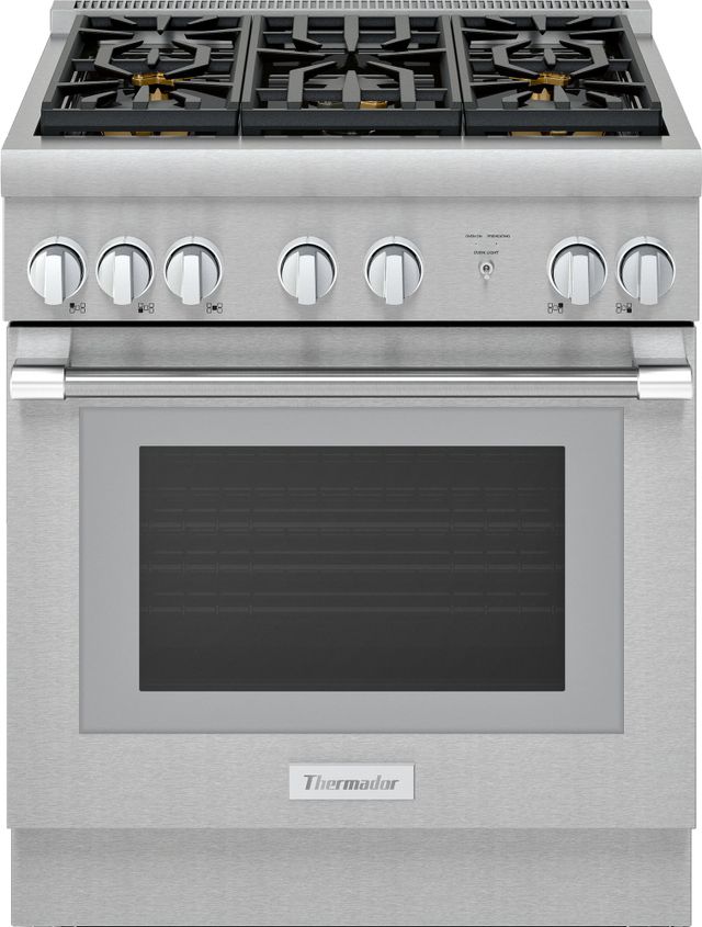 Thermador® Pro Harmony® 30" Stainless Steel Freestanding Natural Gas Range-0