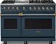 Viking® 5 Series 48" Squall Pro Style Dual Fuel (NG) Range with Brushed Brass Trim-0