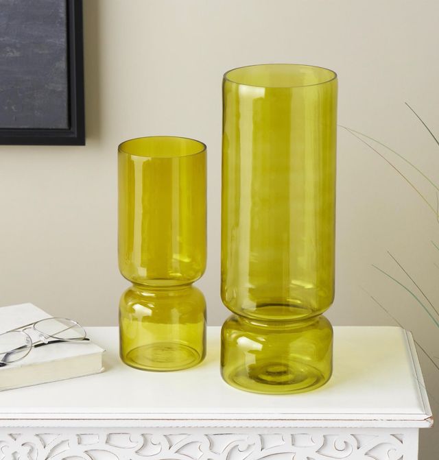 Deco Marche 2-Piece Green Vase Set-3