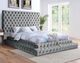 Furniture of America® Stefania 4-Piece Gray Queen Bedroom Set-1