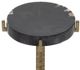 Four Hands Jonty Dark Petrified Round End Table-3