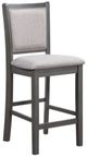 New Classic® Home Furnishings Amy 2-Piece Gray Counter Stool-0