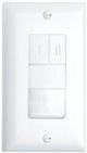 Crestron® STEINEL IR WLS 2 Passive Infrared Dual Relay Wall Switch Occupancy Sensor-White-0