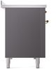 Ilve® Nostalgie II Series 48" Graphite Matte Pro Style Induction Range-3