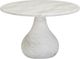 TOV Furniture Smooch White Marble Concrete Indoor/Outdoor Round Dining Table-0