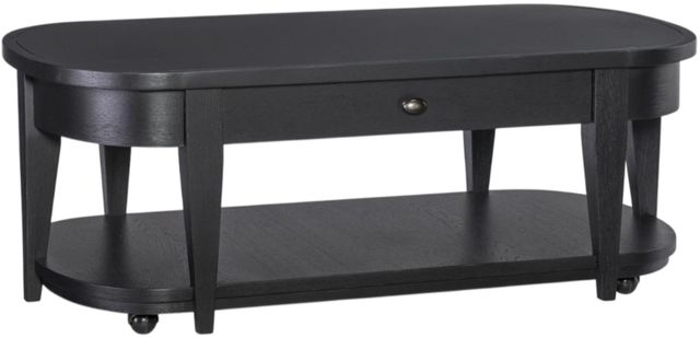 Legacy Classic Today's Traditions Blacksmith Oval Cocktail Table-0