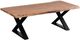 Porter International Designs Manzanita Natural Coffee Table with Black Metal Base-2