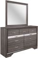 Global Furniture USA Seville 4-Piece Gray King Panel Bedroom Set-2