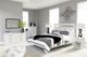 Signature Design by Ashley® Flannia 5-Piece White Full Panel Platform Bed Set-5