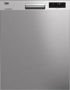 Beko 24" Fingerprint Free Stainless Steel Front Control Built In Dishwasher