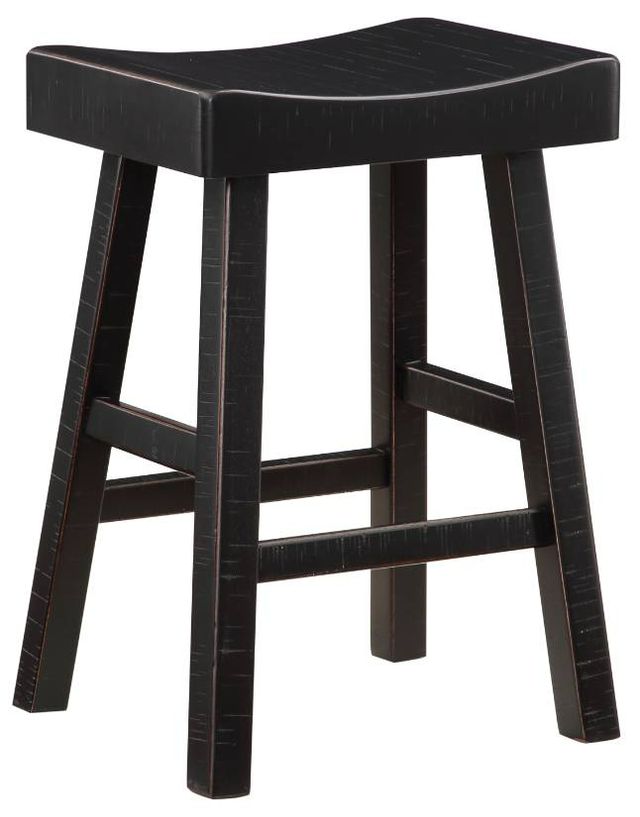 Homelegance® Caspian Black Counter Stool-0