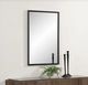 Renwil® Lausanne Matte Black Accent Mirror-4