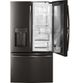 GE® 27.8 Cu. Ft. French Door Refrigerator-Black Stainless Steel-2