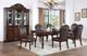Furniture of America® Nouvelle 7-Piece Brown Cherry/Espresso Dining Set-1