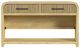 Elements International Ridgemont Natural Sofa Table with Bottom Shelf-2