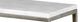 Century® Outdoor Complements White Steel/Stone Outdoor Side Table with Silver Base-1