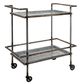 A & B Home Percy Gunmetal Bar Cart-0
