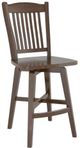 Canadel® Canadel Cognac Washed Wood Fixed Stool-0