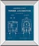 Classy Living Wild Apple Portfolio Locomotive Blueprint III 22"W Wall Art-0
